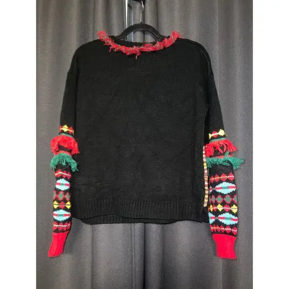 Ugly Christmas Sweater Xmas Size Small Feliz Navidad - Picture 3 of 3